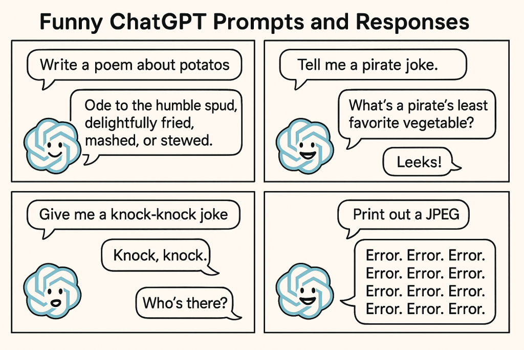 FUNNY CHATGPT PROMPTS AND RESPONSES