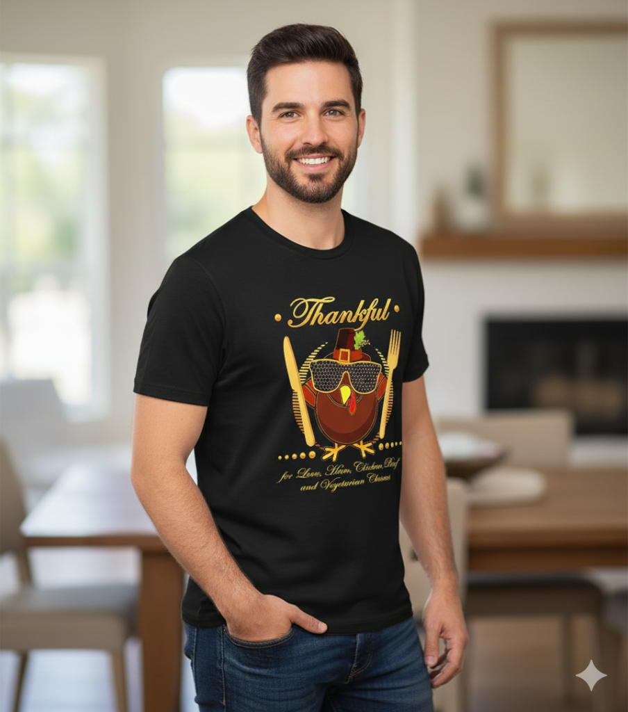 Big and Tall Funny Thanksgiving Shirts for Men