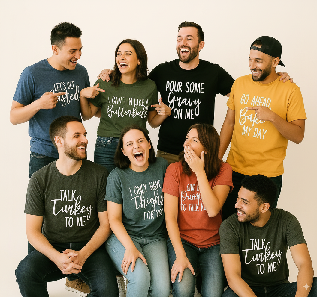 Funny Family Friend Thanksgiving Shirt, Talk Turkey To Me