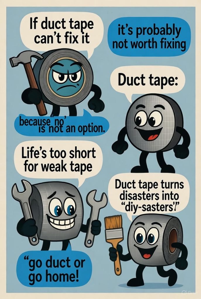 Funny Duct Tape Sayings