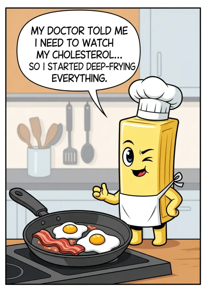 Cholesterol Jokes One-liners