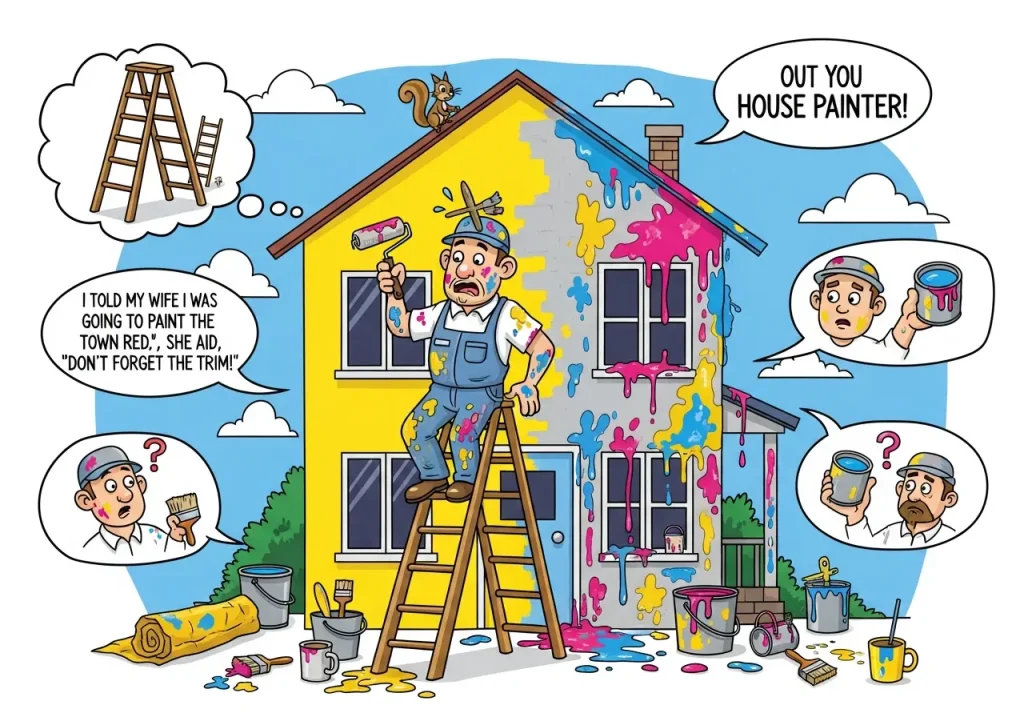 Funny House Painter Jokes & Stories