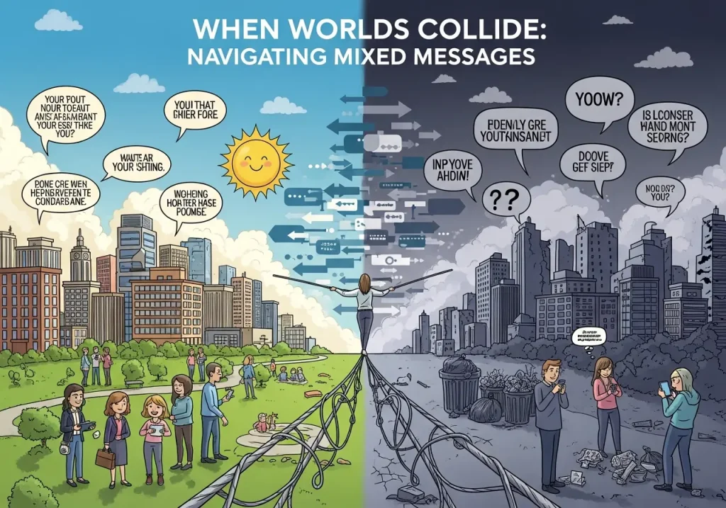 When Worlds Collide Navigating Mixed Messages