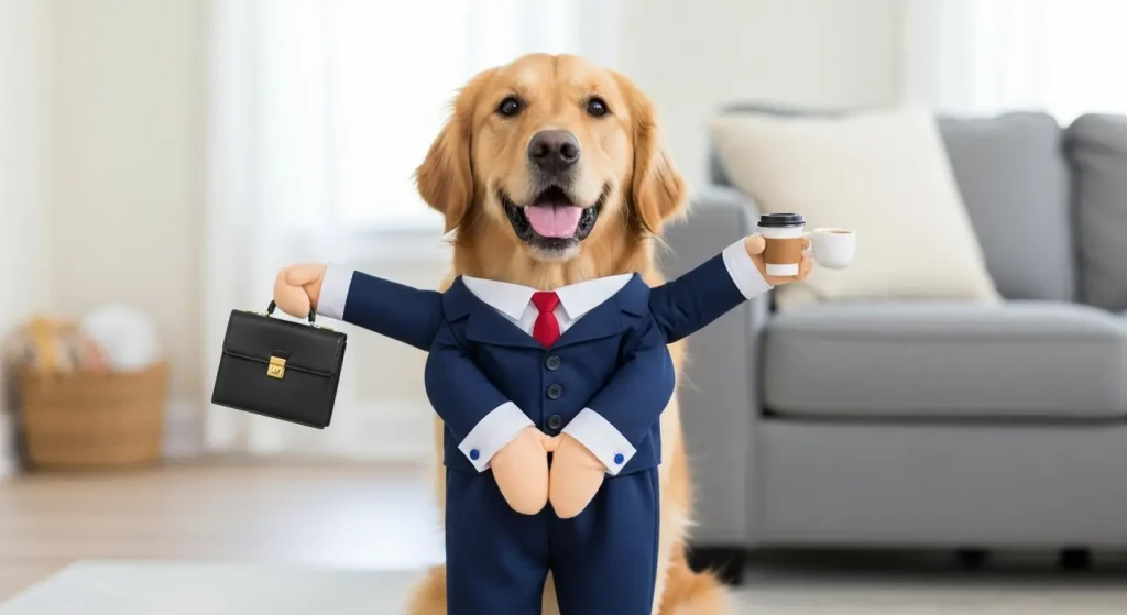 Funny Dog Costumes for SmallMediumLarge Dogs with Arm