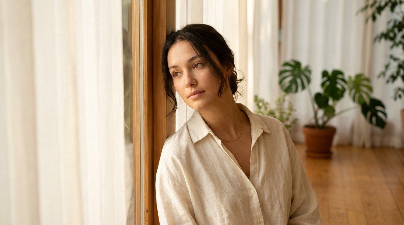 gemini app prompts for girls showing natural portrait lighting and soft mood