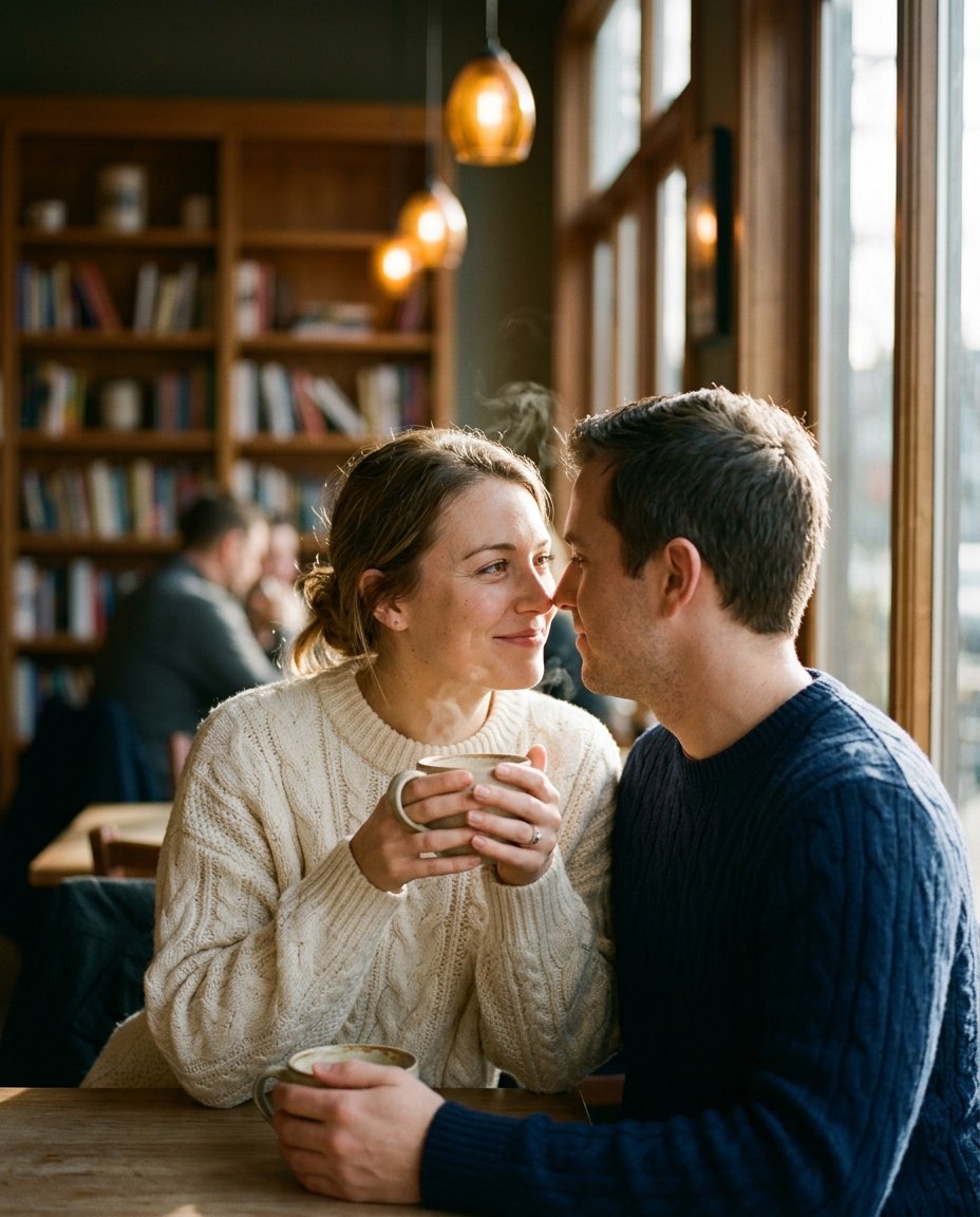 ai gemini couple prompt for cafe scene edit gemini ai prompt for couple photo in a cafe setting