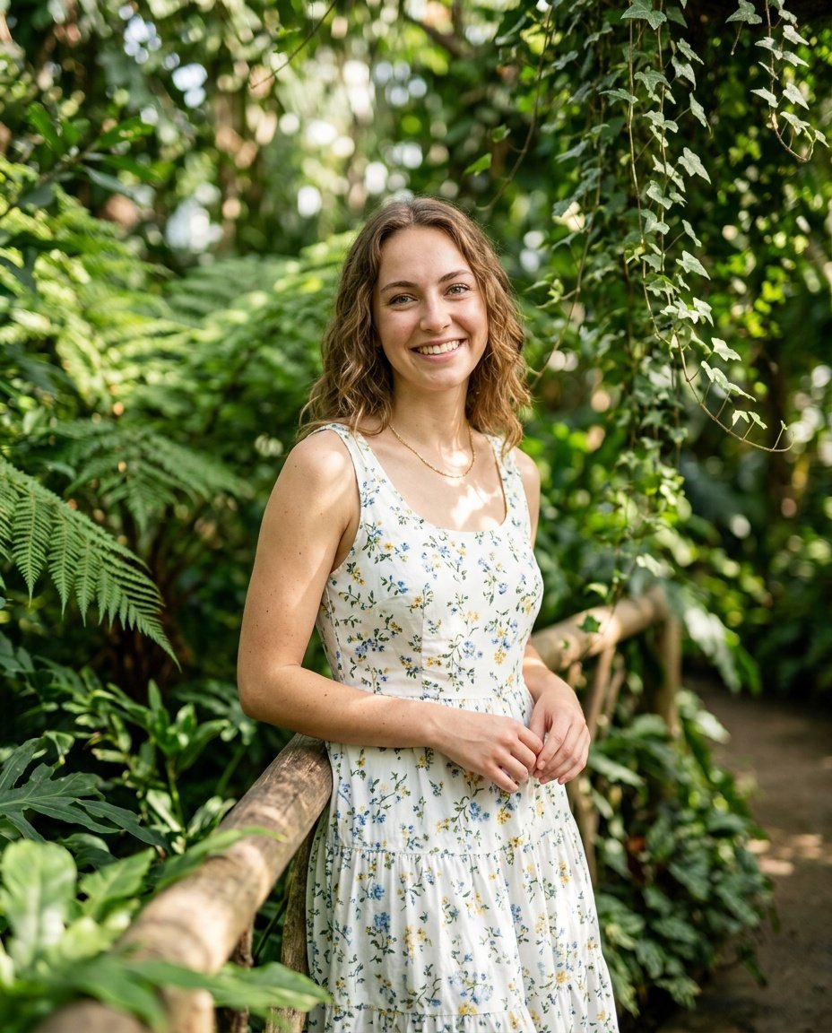 prompt for gemini girl botanical garden lighting technique prompt for gemini girl botanical garden natural light portrait