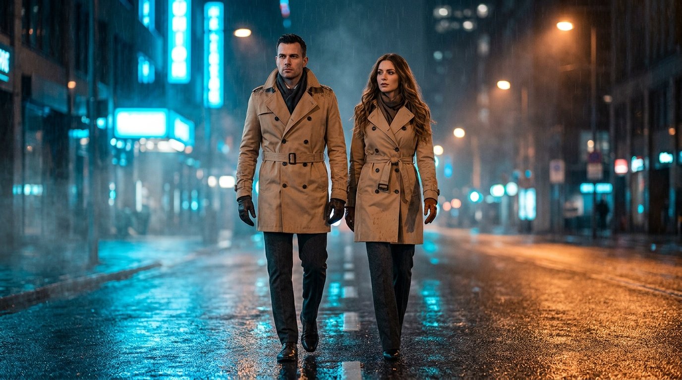 gemini ai prompt trending couple rainy street aesthetic gemini ai prompt trending couple style in a city rain scene