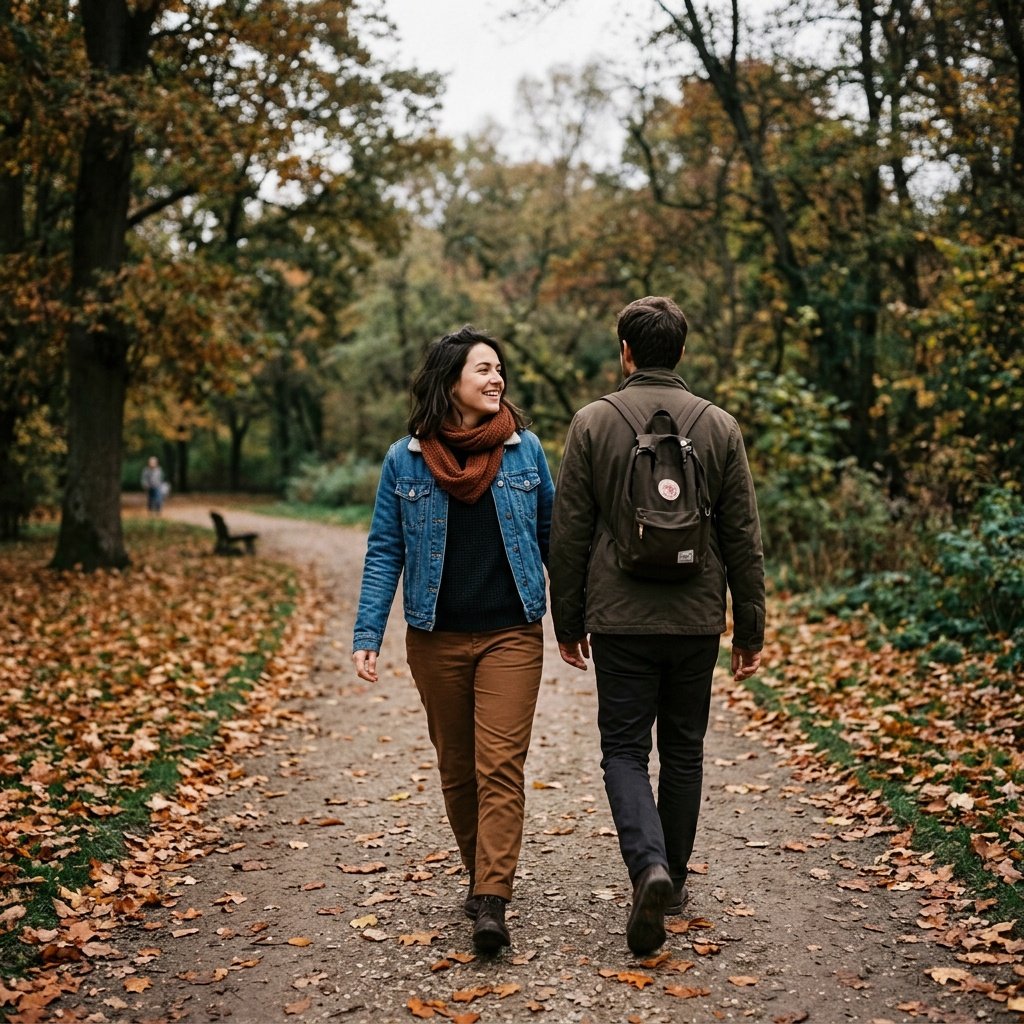 couple gemini photo prompt used for candid park photography