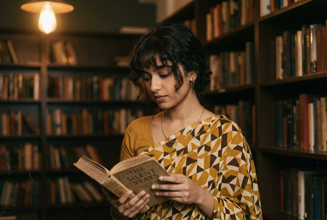 retro style prompt for gemini girl in saree with vintage aesthetic