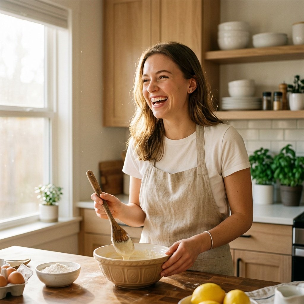 gemini ai girlfriend prompt kitchen setting gemini ai girlfriend prompt in a sunlit kitchen