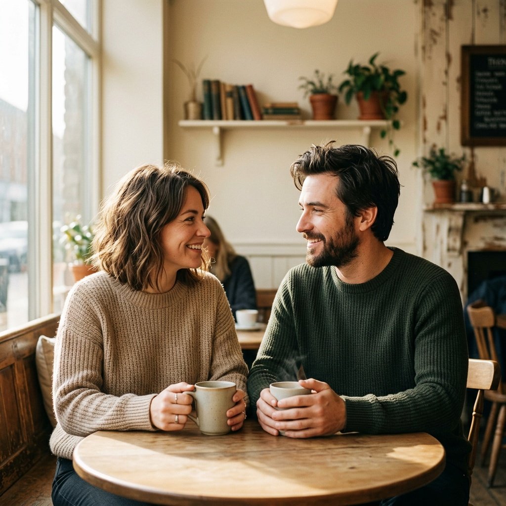 gemini ai couple photo prompt copy paste trending coffee shop look