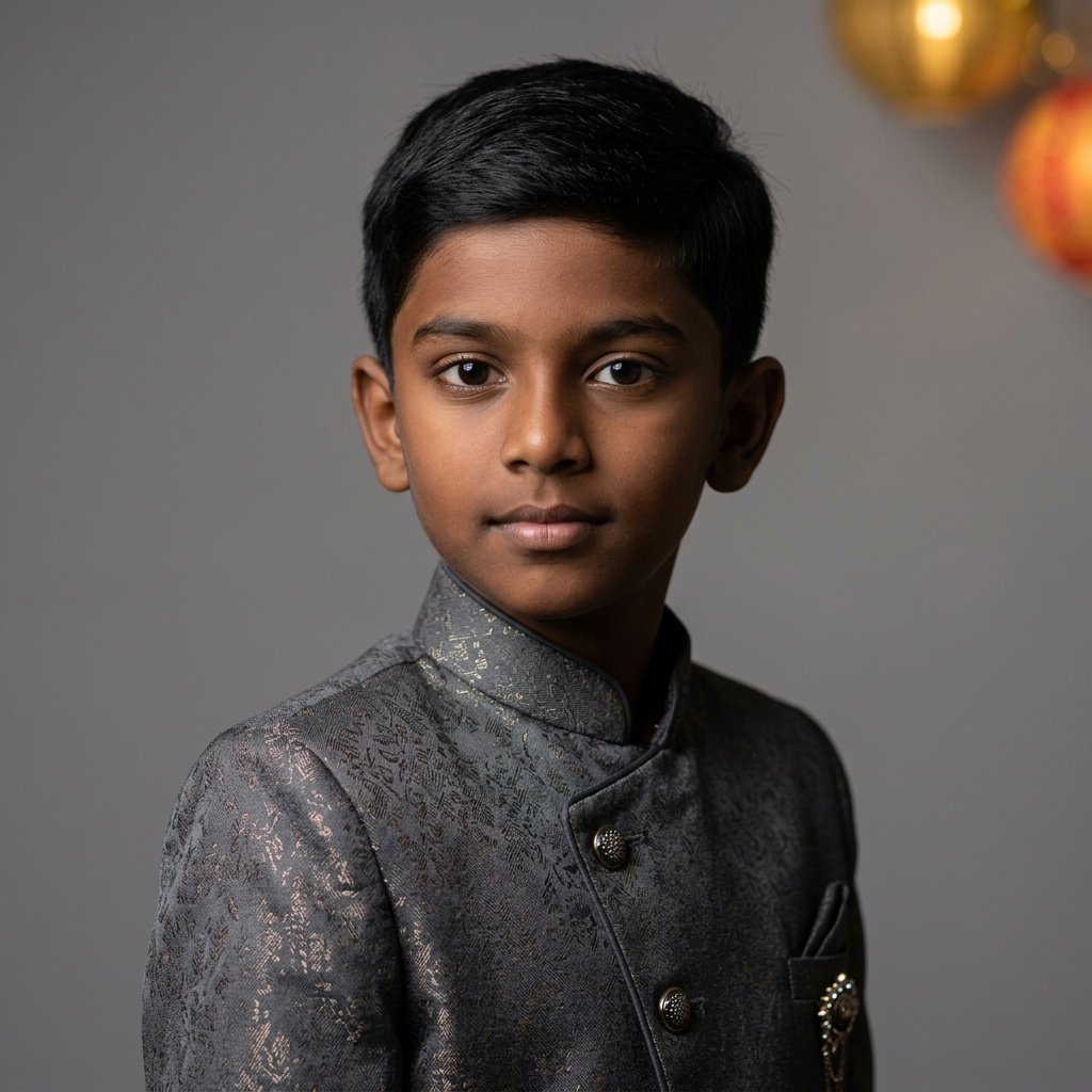 gemini ai photo editing tutorial boys prompt result of boy portrait
