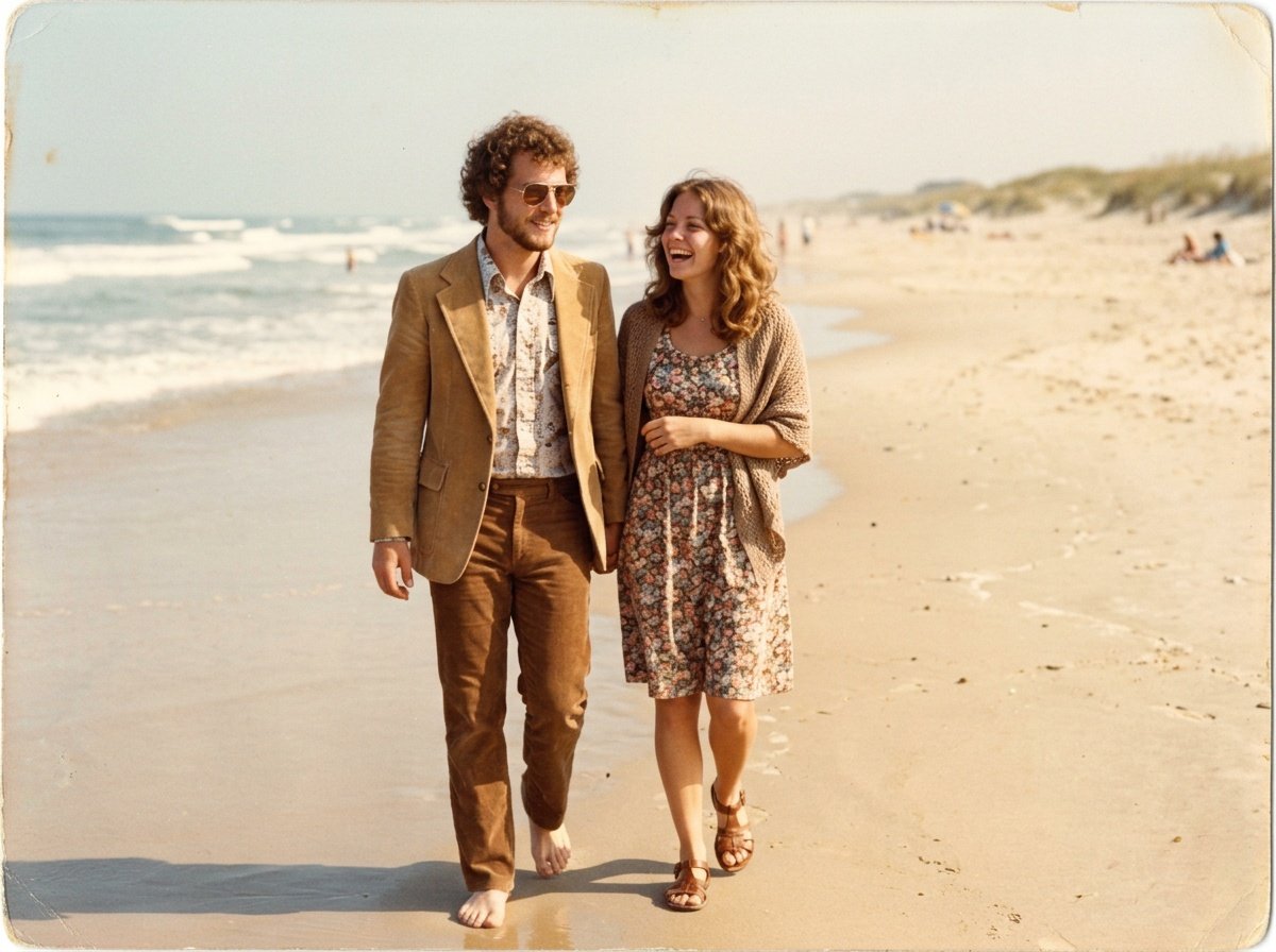 google gemini prompts for couple vintage aesthetic gemini prompts for image generation couple 1970s style