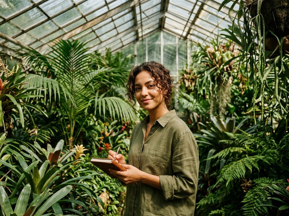gemini trending photo editing prompts for girls in greenhouse