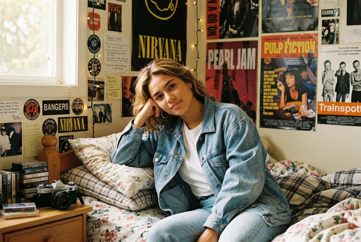 retro style prompt for gemini girl 90s look retro style prompt for gemini girl with 90s aesthetic