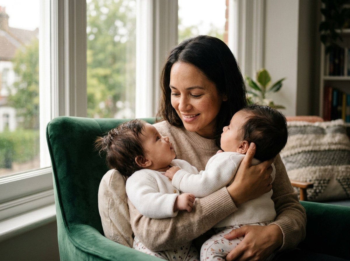 indoor baby girl photoshoot with natural soft light