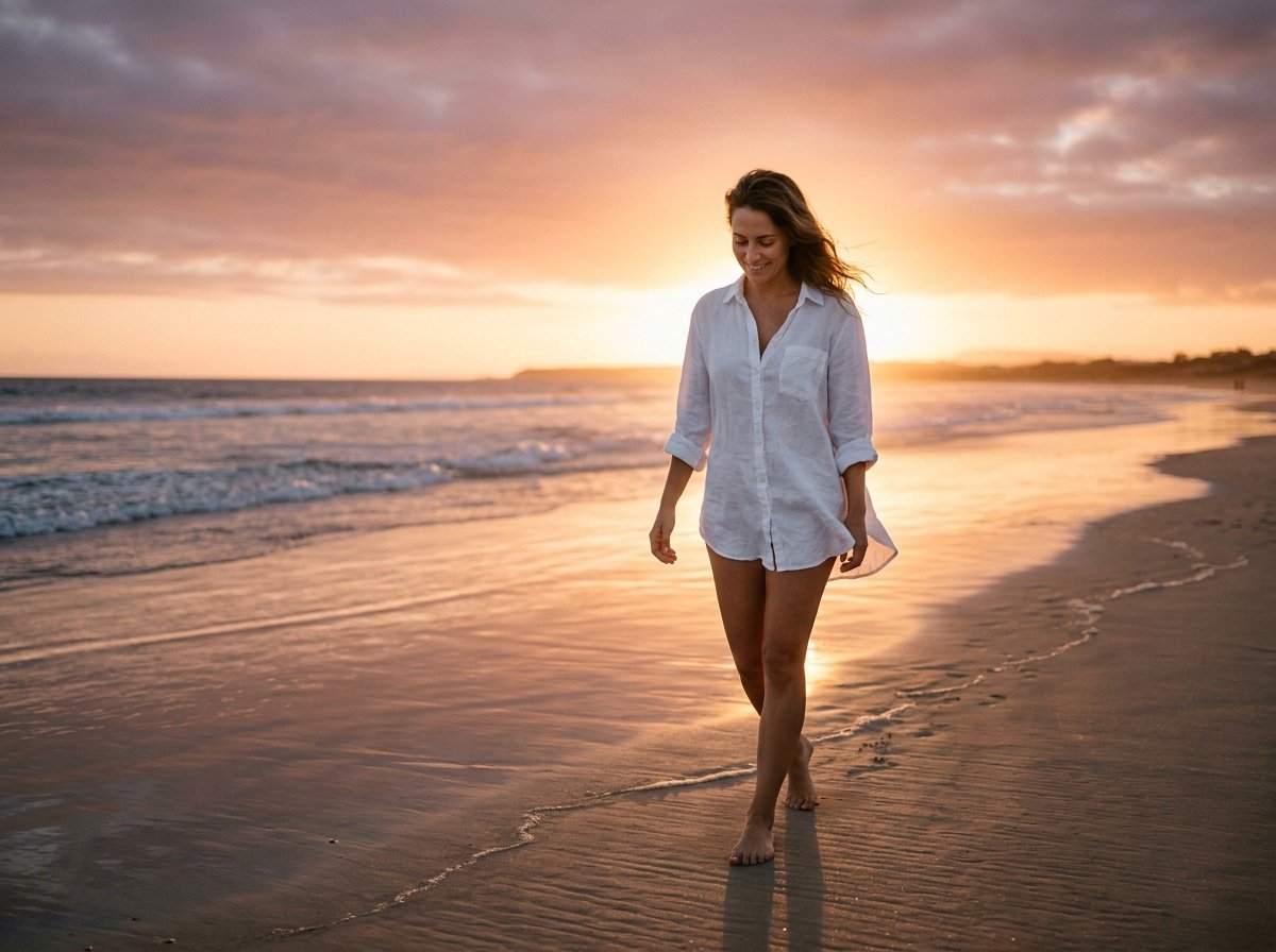 sunset beach photography technique for viral looks viral gemini photo prompt for girls at sunset beach