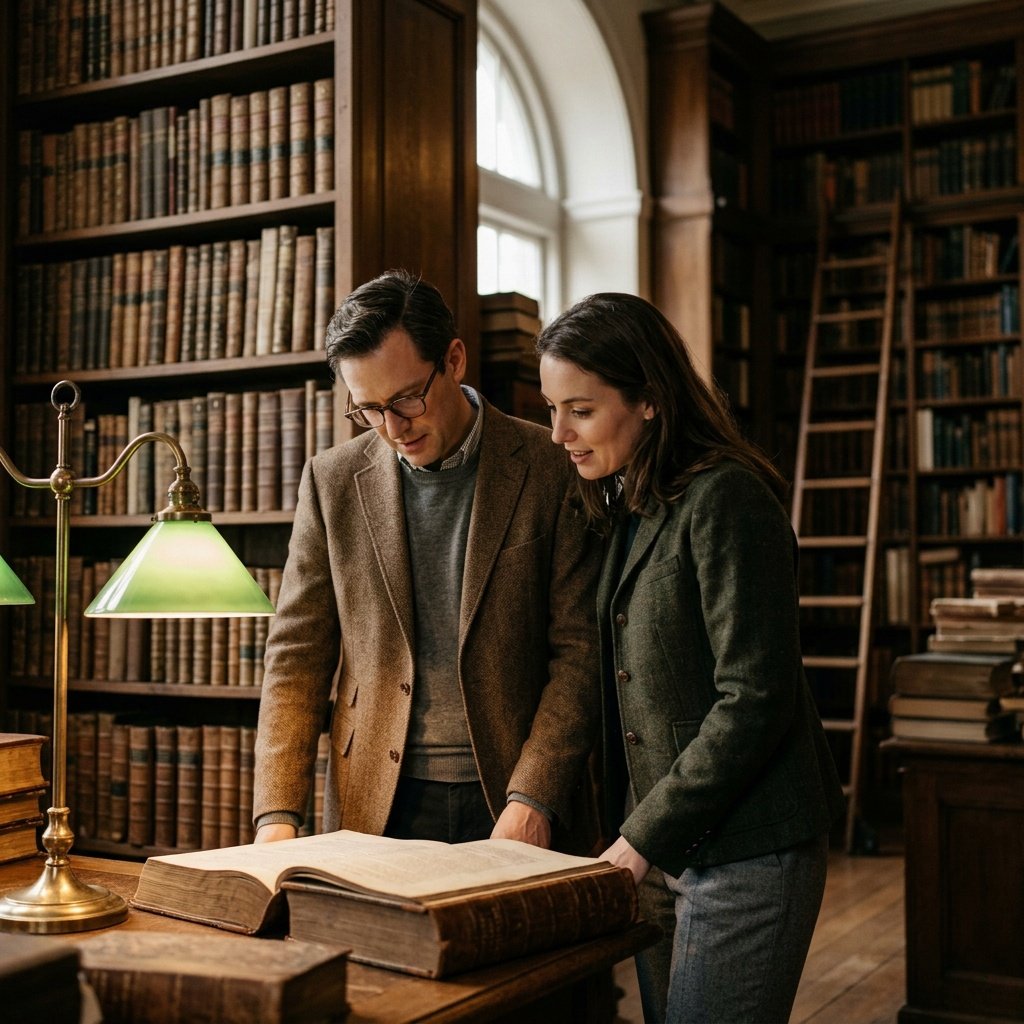 trending gemini couple photo prompt library aesthetic trending gemini couple photo prompt in a library setting