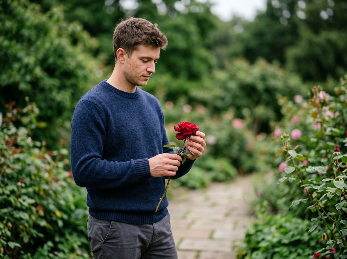 artistic rose theme photography with gemini ai gemini ai photo prompt copy paste trending boy rose theme