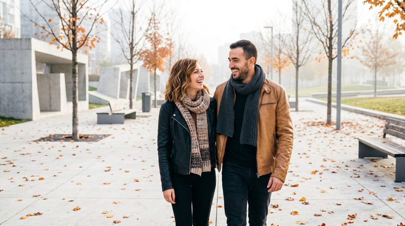 gemini couples photo prompt results in urban park
