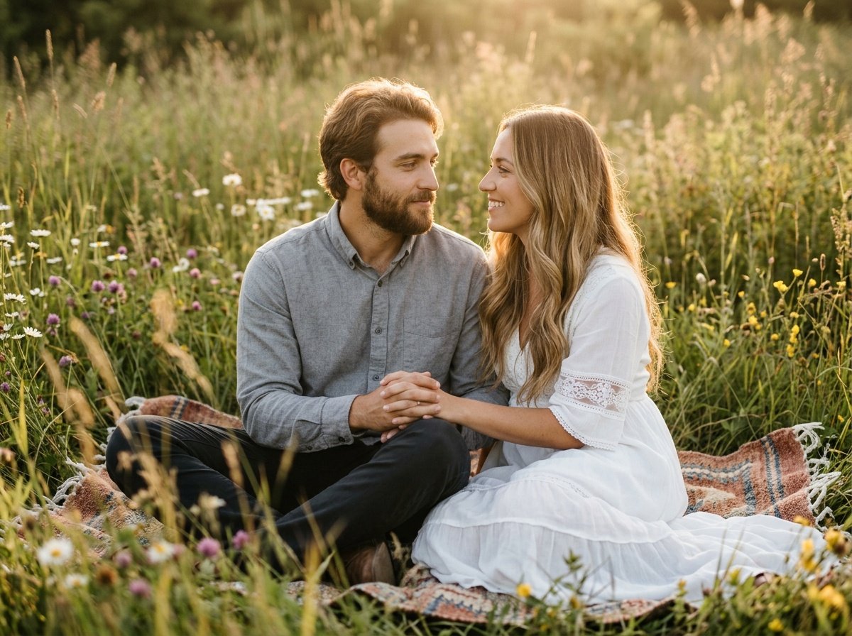 gemini photo prompts for couples in a nature setting