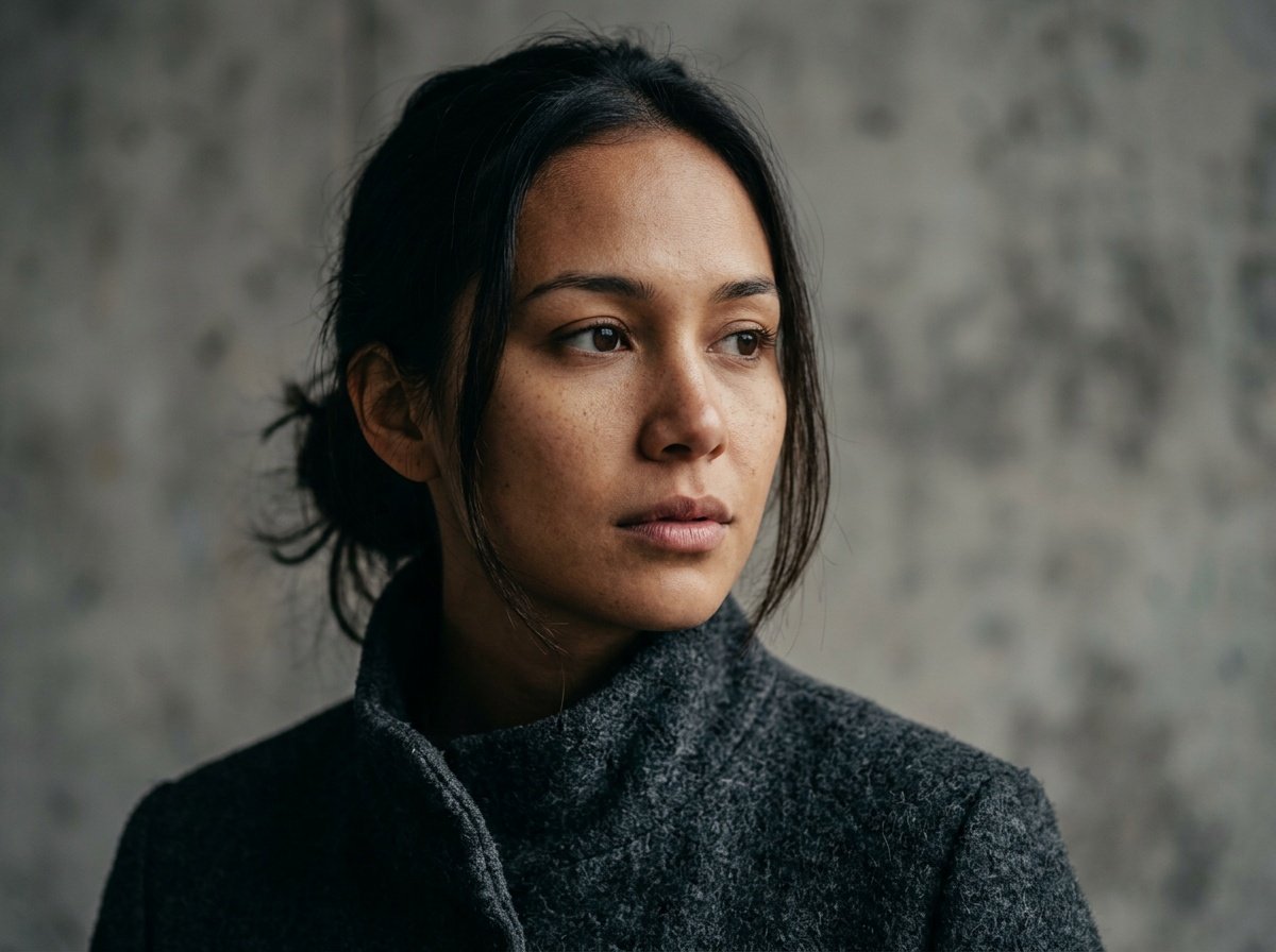 prompt seen gemini girl aesthetic creates artistic moody portrait