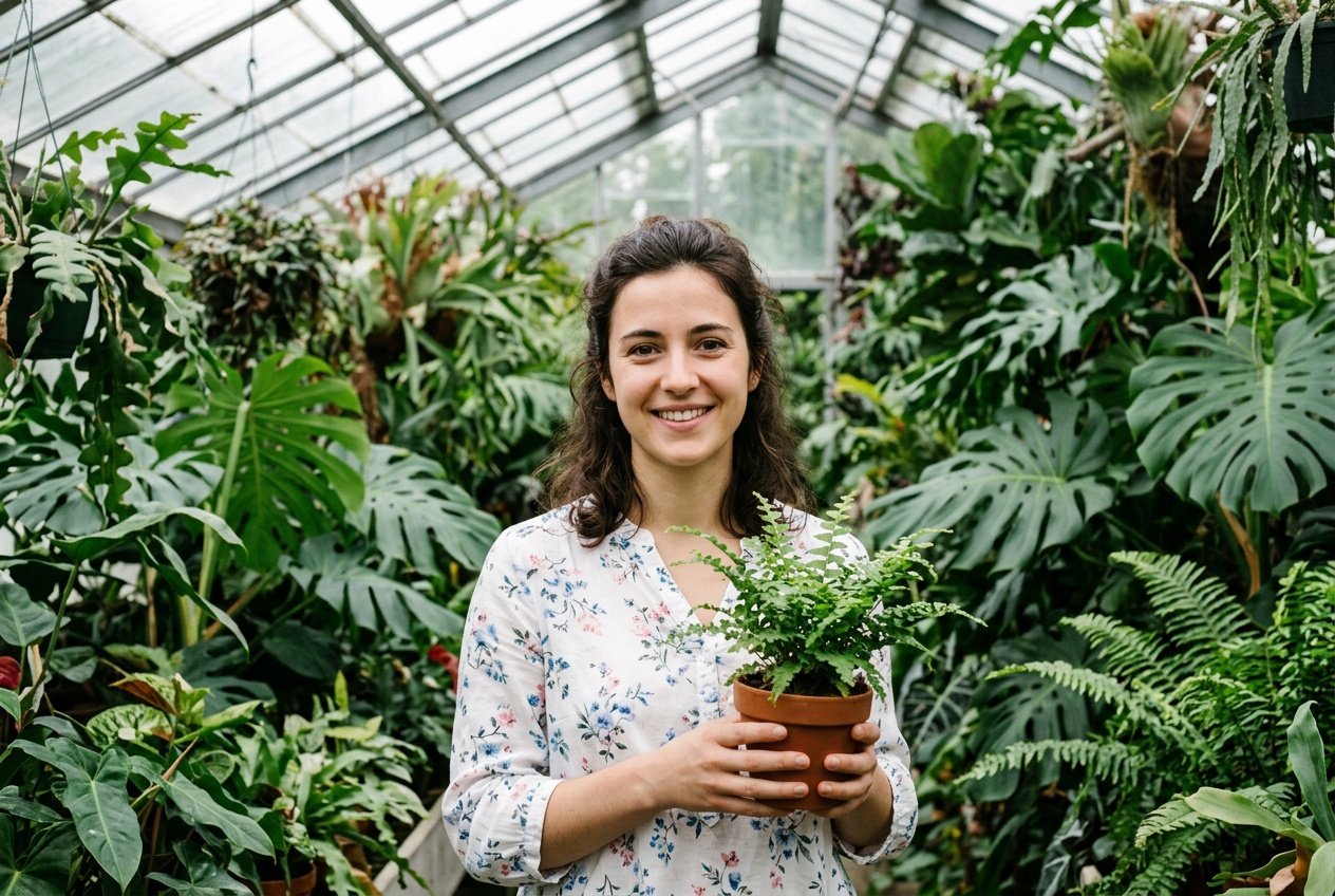 google gemini prompts for girls using botanical garden setting