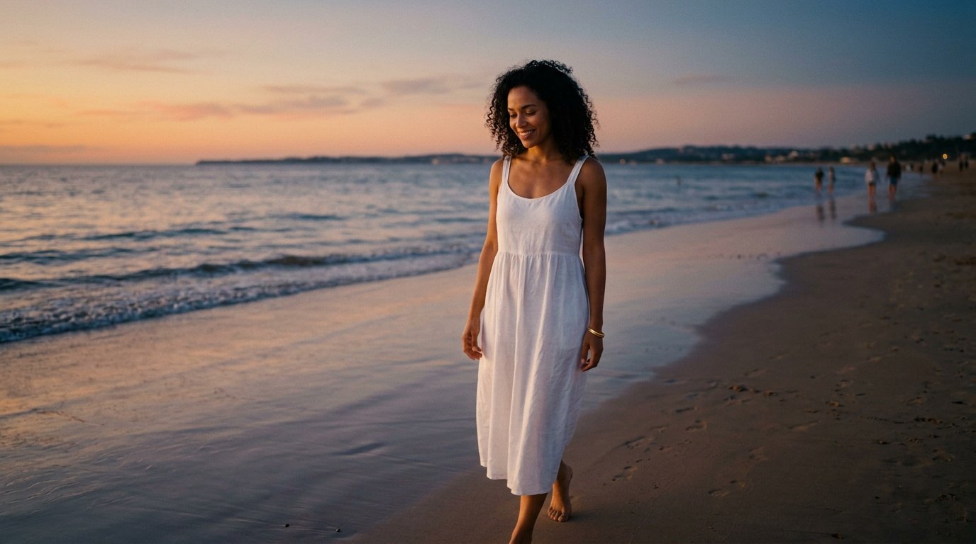 gemini ai girlfriend peaceful beach sunset technique gemini ai girlfriend beach sunset aesthetic