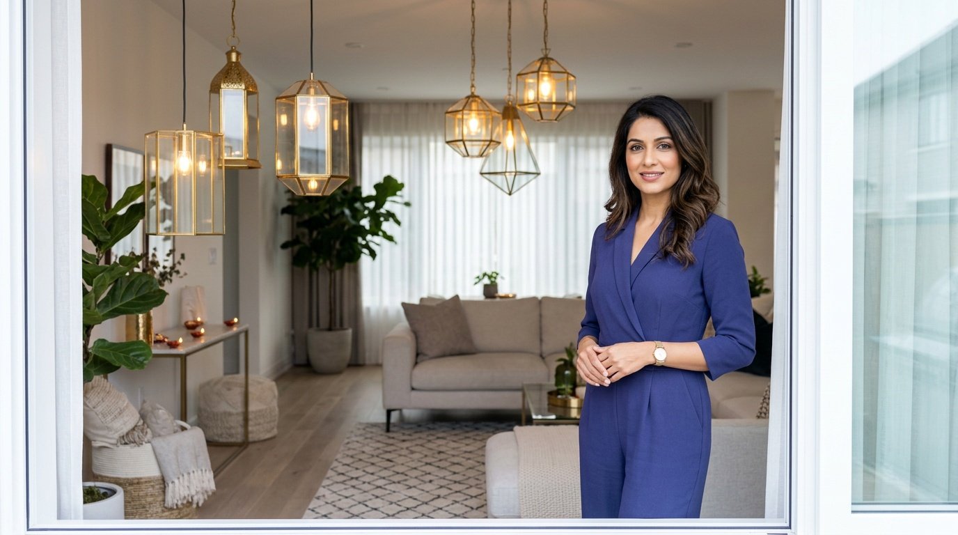 final diwali gemini prompt girl result in modern setting