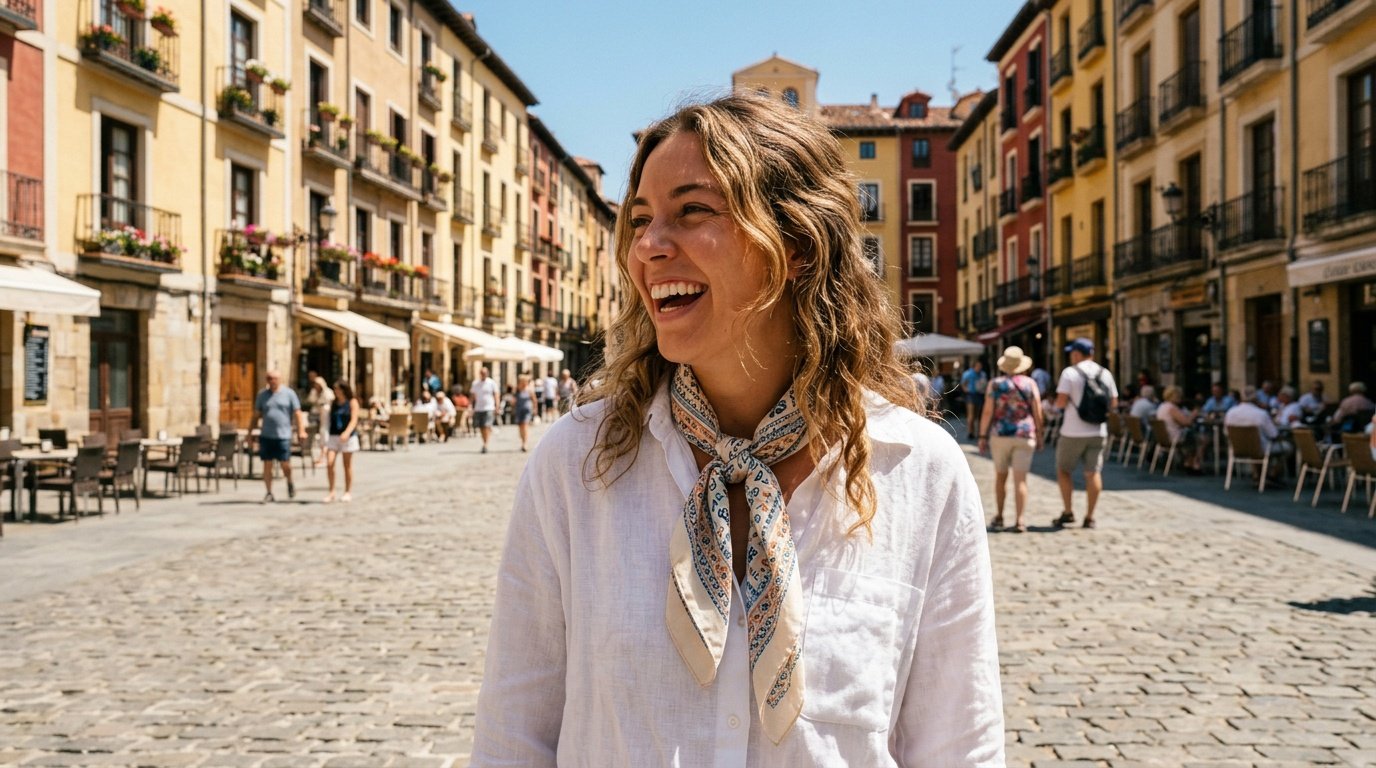 google gemini photo prompt for girl travel photography style